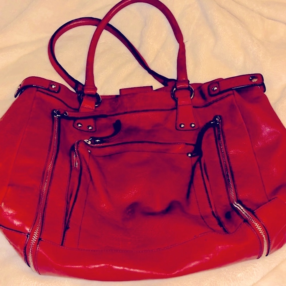 Vintage Wilson’s Leather Pelle Studio Red shoulder Bag Large L